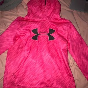 Hot pink hoodie